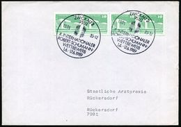 ROBERT SCHUMANN : 9502 ZWICKAU 2/ X.INTERNAT./ ROBERT-SCHUMANN-/ WETTBEWERB 1989 (13.6.) SSt (Logo) 2x Klar Auf Inl.-Bf. - Muziek