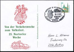 TANZ / TANZSPORT / BALLETT : 2353 NORTORF B NEUMÜNSTER/ 25.Nortorfer7Woche.. 1990 (20.5.) SSt = VW "Golf" Straßenwacht ( - Dance