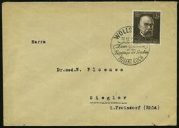 NOBELPREIS / NOBELPREISTRÄGER : WOLLSTEIN/ ...Bezwinger Der Seuchen/ ROBERT KOCH 1943 (11.12.) SSt Auf EF 12 + 38 Pf. Ro - Prix Nobel