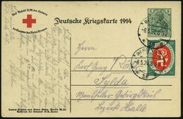 ROTES KREUZ  / DRK / IRK / ROTER HALBMOND : BERLIN SW/ *19s 1920 (8.5.) 1K-Brücke Auf Sonder-P 5 Pf. Germania, Grün: Rot - Croix-Rouge