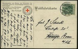 ROTES KREUZ  / DRK / IRK / ROTER HALBMOND : HAMBORN/ *** 1916 (10.4.) 1K-Gitter Auf Rotkreuz-Color-Spenden-Künstler-Ak.: - Red Cross