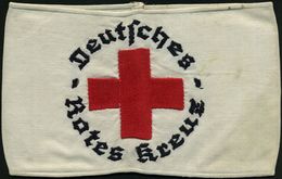 ROTES KREUZ  / DRK / IRK / ROTER HALBMOND : DEUTSCHES REICH 1914 (ca.) Originale Stoff-Armbinde: Deutsches Rotes Kreuz F - Red Cross