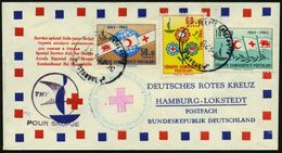 ROTKREUZ-JUBILÄEN : TÜRKEI 1963 (13.9.) "100 Jahre IRK / Roter Halbmond / Roter Löwe", Kompl. Satz Auf Rotkreuz-Sonderfl - Croix-Rouge