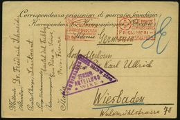 KGF-POST I.WELTKRIEG (1914-18) : ITALIEN /  ÖSTERREICH 1916 (14.11.) Roter Rotkreuz-Zensur-Ma.St: CENSURA/CORRISPONDENZA - Rode Kruis