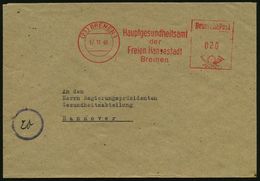 MEDIZINISCHE INSTITUTIONEN & INSTITUTE : (23) BREMEN 1/ Hauptgesundheitsamt/ Der/ Freien Hansestadt 1949 (17.11.) AFS ,  - Médecine