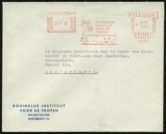 MEDIZINISCHE INSTITUTIONEN & INSTITUTE : NIEDERLANDE 1957 (24.5.) AFS: AMSTERDAM/1230/KONINKLIJK/INSTITUUT/VOOR DE/TROPE - Medicina