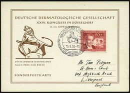 MEDIZINISCHE AUSSTELLUNGEN & KONGRESSE : (22a) DÜSSELDORF/ XXIV.KONGRESS DER/ DEUTSCHEN DERMATOLOGISCHEN GESELLSCHAFT 19 - Médecine