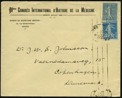 MEDIZINISCHE AUSSTELLUNGEN & KONGRESSE : FRANKREICH 1924 (6.12.) Kongreß-Bf.: V.me CONGRES INTERNAT. D'HISTOIRE DE LA ME - Medizin