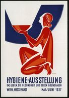 MEDIZINISCHE AUSSTELLUNGEN & KONGRESSE : ÖSTERREICH 1937 (29.11.) SSt.: Wien/1. Briefmarken-Werbeschau../neues Leben = L - Medizin