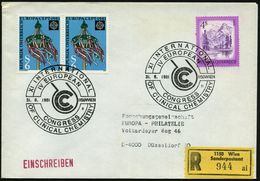 MEDIZINISCHE AUSSTELLUNGEN & KONGRESSE : ÖSTERREICH 1981 (31.8.) SSt: 1150 WIEN/XI INT./IV. EUROPEAN/CONGRESS/OF CLINICA - Medizin