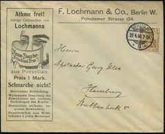 MEDIZINISCHE AUSRÜSTUNG & INSTRUMENTE : BERLIN,W./ *9* 1903 (27.4.) 1K-Gitter Auf Reklame-Bf.: "Athme Frei!.. Lochmanns  - Medicina