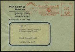 MEDIZINISCHE AUSRÜSTUNG & INSTRUMENTE : HAINICHEN/ Kerma-Verbandsstoffe/ Seit über 70 Jahren/ MAX KERMES 1960 (4.10.) AF - Medizin