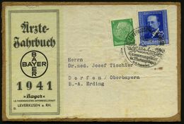 BERÜHMTE MEDIZINER & ÄRZTE : LEVERKUSEN-J.G.WERK/ B/ E V Behring/ Erinnerungsfeier.. 1940 (6.12.) SSt = Hauspostamt Fa.  - Medizin