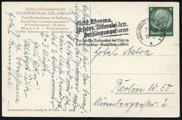 RHEUMATISMUS : OBERSCHLEMA RADIUMBAD/ A/ Gicht,Rheuma/ Jschias../ Das Stärkste Radiumbad Der Welt.. 1939 (7.2.) MWSt Auf - Disease