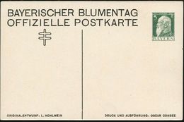 TUBERKULOSE / TBC-VORSORGE : BAYERN 1911 PP 5 Pf. Luitpold: Tbc-Spendenkt. "Bayer.Blumentag" (elegantes Paar M.Blume) Si - Maladies