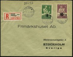 TUBERKULOSE / TBC-VORSORGE : FINNLAND 1947 (1.4.) Tbc-Provisorien, Kompl. Satz (Pädiatrie) + RZ: Helsinki.., Ausl.-R-FDC - Maladies