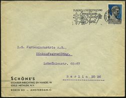 TUBERKULOSE / TBC-VORSORGE : NIEDERLANDE 1937 (19.4.) MWSt.: AMSTERDAM C.S./TUBERCULOSEBESTRIJDING/Emmabloem/Collecte (T - Disease