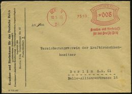 STERBEN / TOD : BERLIN N/ 24/ Kranken- U. Sterbekasse/ Für Das Deutsche Reich 1930 (10.5.) AFS Auf Vordruck-Bf. (Dü.E-1A - Medizin