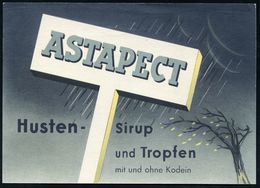 PHARMAZIE / MEDIKAMENTE : (21a) BRACKWEDE (WESTF)/ Gegen/ Sodbrennen/ SIODAN/ Asta-Werke AG. 1953 (25.9.) AFS (etw. Schw - Apotheek