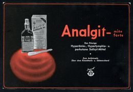 PHARMAZIE / MEDIKAMENTE : (22c) EITORF/ "Krewel".. 1953 (19.6.) AFS (Firmen-Logo) Auf Zweifarbiger Reklame-Kt.: Analgit. - Farmacia