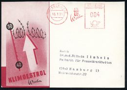 PHARMAZIE / MEDIKAMENTE : (16) ESCHWEGE/ MW/ Woelm 1953 (5.1.) AFS Francotyp, Seltene Verkürzte Type Auf Reklame-Kt.: KL - Pharmazie