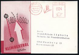 PHARMAZIE / MEDIKAMENTE : (16) ESCHWEGE/ MW/ Woelm 1953 (5.1.) AFS Francotyp, Seltene Verkürzte Type Auf Reklame-Kt.: KL - Pharmacie