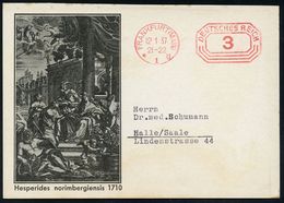 PHARMAZIE / MEDIKAMENTE : FRANKFURT (MAIN)/ *1II/ DEUTSCHES REICH 1937 (12.1.) PFS 3 Pf. Achteck Auf S/w.-Reklame-Kt.: P - Pharmazie