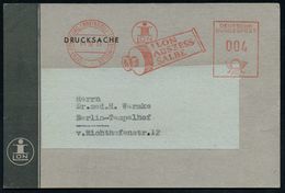 PHARMAZIE / MEDIKAMENTE : (17b) FREIBURG (BREISGAU)-LITTENWEILER/ ILON/ ABSZESS/ SALBE 1953 (1.10.) AFS = Tube Auf Monoc - Farmacia
