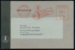 PHARMAZIE / MEDIKAMENTE : (17b) FREIBURG (BREISGAU)-LITTENWEILER/ ILON/ ABSZESS/ SALBE 1953 (1.10.) AFS = Tube Auf Monoc - Pharmacie