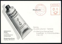 PHARMAZIE / MEDIKAMENTE : (13b) GARMISCH-PARTENKIRCHEN/ A/ DEUTSCHE/ BUNDESPOST 1953 (19.10.) PFS 04 Pf. Posthorn Auf Re - Pharmacy