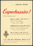 PHARMAZIE / MEDIKAMENTE : HALLE (SAALE) 8/ VI 1937 (24.3.) PFS 3 Pf. Achteck Auf (halber), Zweifarbiger Reklame-Kt.: MED - Farmacia