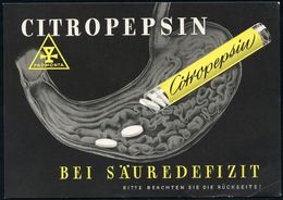 PHARMAZIE / MEDIKAMENTE : (24a) HAMBURG 1/ Be/ DEUTSCHE/ BUNDESPOST 1955 (17.1.) PFS 7 Pf. Achteck "Posthorn" Auf Zweifa - Pharmacy