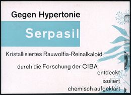 PHARMAZIE / MEDIKAMENTE : (17a) WEHR (BADEN)/ CIBA/ AG/ GEBÜHR BEZAHLT 1954 (4.10.) AFS In 000 + Gebühr Bezahlt = Massen - Pharmacy