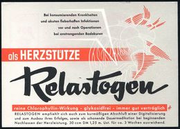 PHARMAZIE / MEDIKAMENTE : (16) WIESBADEN-BIEBRICH/ DR.E.UHLHORN & CO.. 1953 (13.7.) AFS = Eule Auf Posthorn, Zweifarbige - Pharmacy