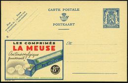 PHARMAZIE / MEDIKAMENTE : BELGIEN 1941 50 C. Reklame-P. Löwe, Blau: LA MEUSE/Antinéuralgique.. (Pillenpackung) Ungebr.,  - Pharmacie