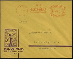 HOMÖOPATHIE / HEILPFLANZEN : JENA/ 1/ HELIOS-WERK/ Herm.Will 1930 (1.10.) AFS Auf Dekorativem Reklame-Bf: HELIOS Hochfre - Médecine