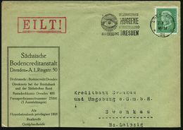 HYGIENE / KÖRPERPFLEGE : DRESDEN A/ *24IV/ INT./ HYGIENE/ AUSSTELLUNG 1930 (7.6.) MWSt = Auge (Pupille Mit Dünnen Ringen - Pharmazie