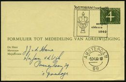 KOSMETIK / PARFÜM : NIEDERLANDE 1960 (Sept.) SSt: AMSTERDAM/congres/cidesco = C Omité Internat. D'estétique Et De Cosmet - Farmacia