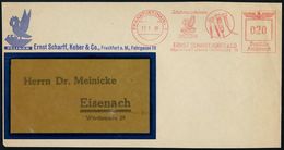 HAAR / BART / RASUR / FRISEUR : FRANKFURT (MAIN)1/ Schermaschinen/ PELIKAN/ ERNST SCHARFF, KOBER & CO 1937 (18.10.) Deko - Pharmazie