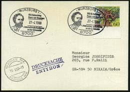 PSYCHOLOGIE / PSYCHATRIE / NEUROLOGIE : 8700 WÜRZBURG 1/ 150.Geburtstag/ Franz V.Brentano/ Int.Konferenz.. 1988 (27.4.)  - Geneeskunde