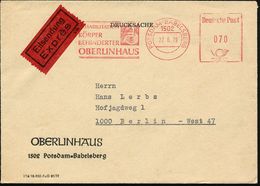 BEHINDERTE / REHABILITATION : 1502 POTSDAM-BABELSBERG/ REHABILITATION/ KÖRPER/ BEHINDERTER/ OBERLINHAUS 1979 (22.6.) AFS - Médecine