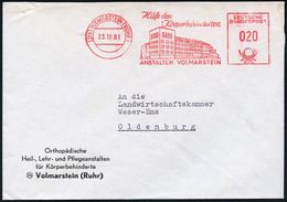 BEHINDERTE / REHABILITATION : (21b) VOLMARSTEIN (RUHR)/ Hilfe D./ Körperbehinderten/ ANSTALTEN VOLMARSTEIN 1961 (23.11.) - Medicine