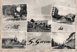 CT-03213- SALUTI DA S.SEVERO  5 VEDUTINE  VIAGGIATA 1962 - San Severo