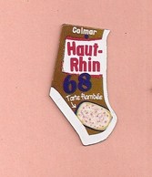 Magnets. Magnets "Le Gaulois" Départements Français. Haut-Rhin (68) (tarte Flambée) - Andere & Zonder Classificatie