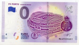 2019-4 BILLET TOURISTIQUE PORTUGAL 0 EURO SOUVENIR N°MEAP000681 FC PORTO Football - Essais Privés / Non-officiels