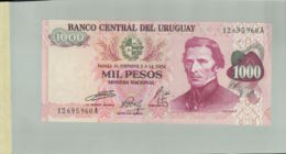 Billet De Banque  Banco Central Del Uruguay 1000 Pesos- DEC 2019 Gerar - Uruguay