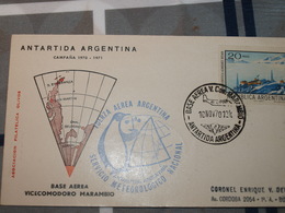 Argentine Base  Marambio 10 Nov 1970 - Vols Polaires