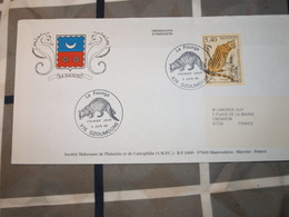 Mayotte 1er Jour Dzoumogne 5-6-1999 Le Founga - Covers & Documents