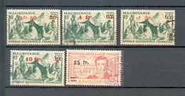 MAU 319 - YT 133 à 137 °   Obli - Used Stamps