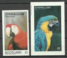 SCOTLAND EYNHALLOW 1982 Parrots Papageien S/S MNH - Perroquets & Tropicaux